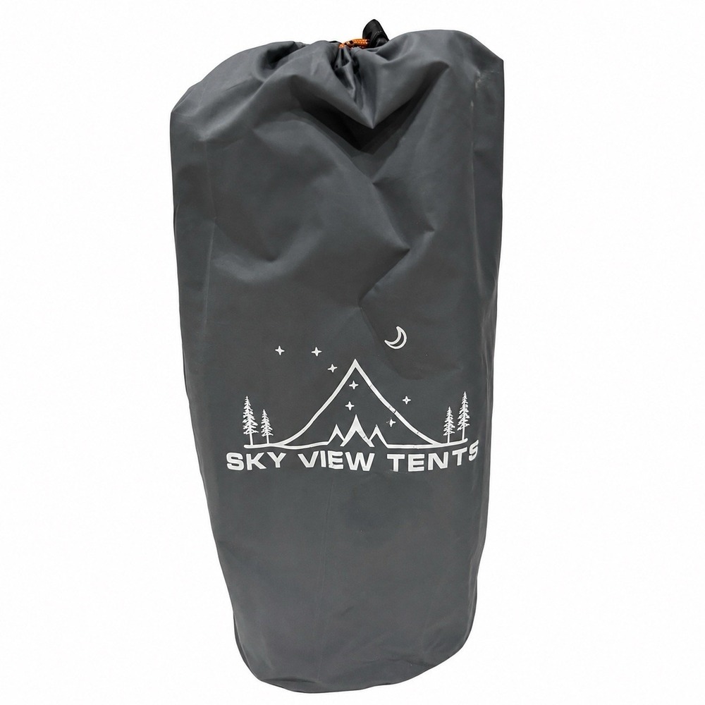 Sky View Tents Gray Camping Tent with Drawstring Carry Bag Outdoor Shelter